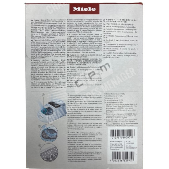 SACS MIELE TU HYCLEAN PURE