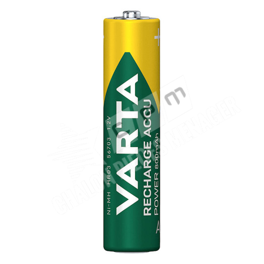 PILES VARTA RECHARGEABLES AAA 800 mAh 1,2V