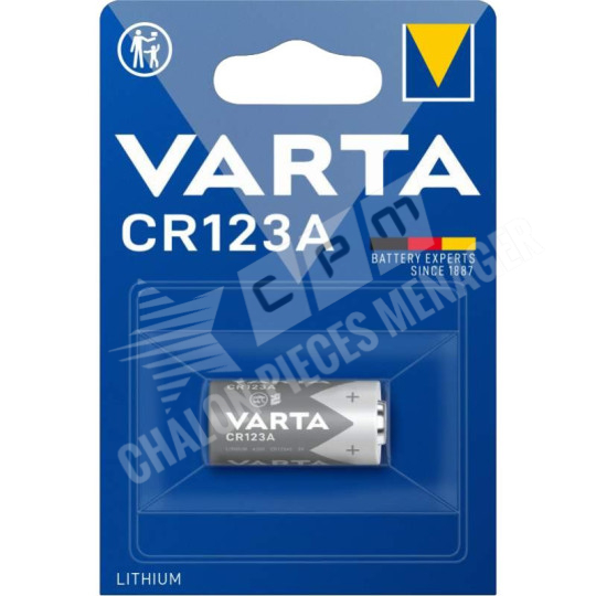 PILE VARTA CR123A LITHIUM 3V