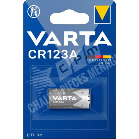 PILE VARTA CR123A LITHIUM 3V