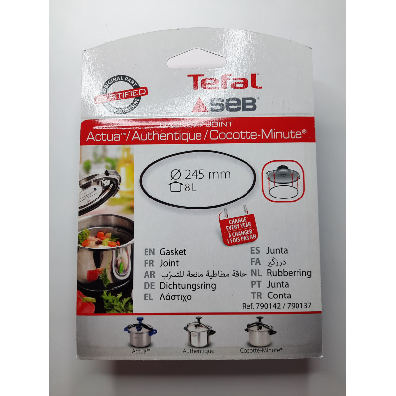 Joint Actua / Authentique / Cocotte Minute® tefal SEB 8L