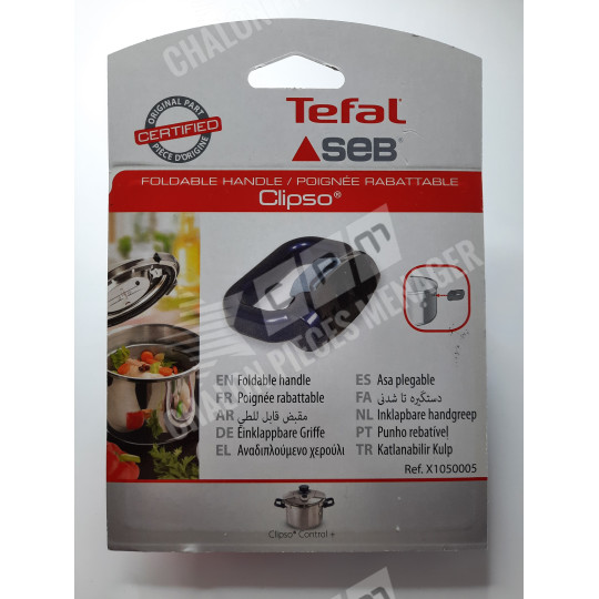 Poignée rabattable CLIPSO tefal SEB (X1050005)