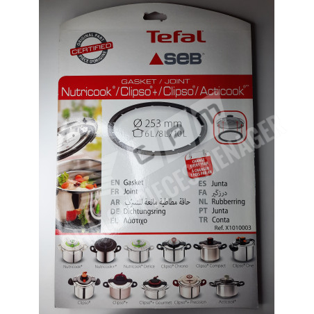 Joint Nutricook / Clipso+ / Clipso / Acticook 6L/8L/10L tefal SEB