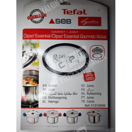 Joint Clipso Essential / Clipso Essential Gourmet / Attiva 6L/7,5L/9L tefal SEB