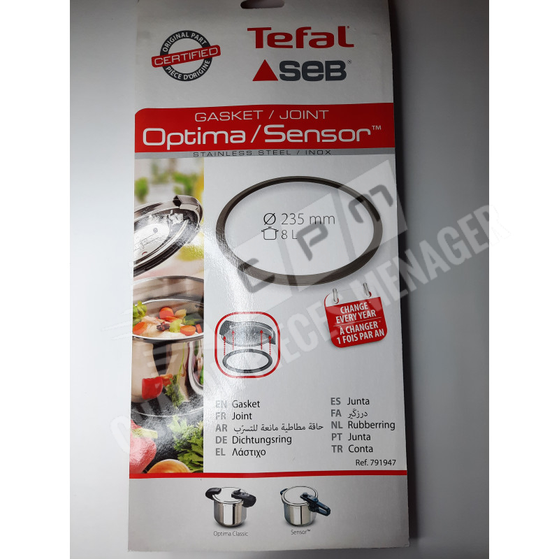 Joint Optima / Sensor 8L tefal SEB