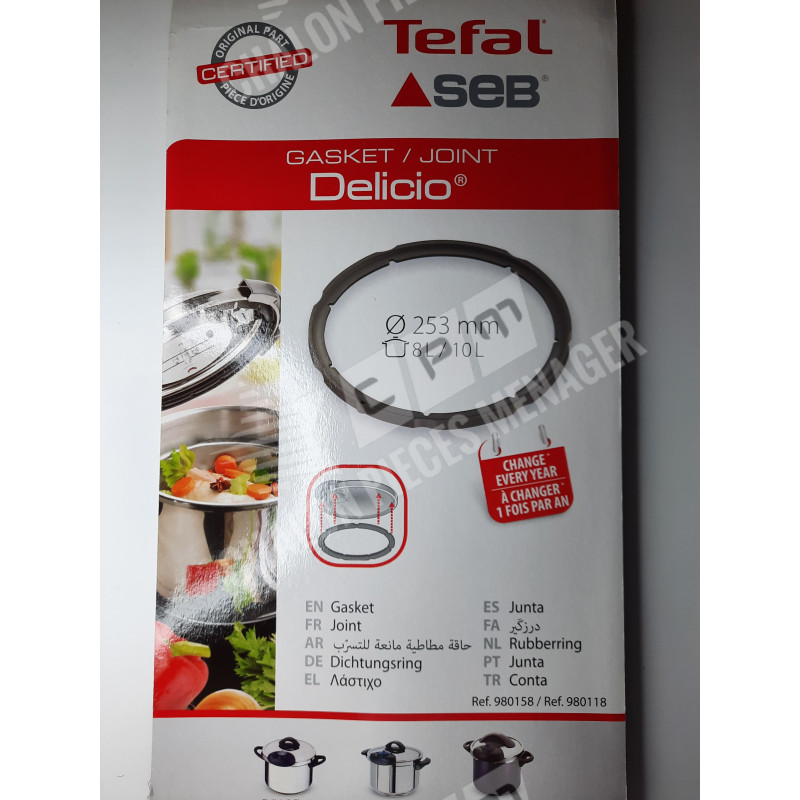 Joint Delicio 8L/10L tefal SEB
