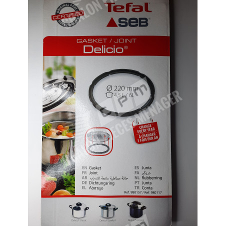 Joint Delicio 4,5L/6L tefal SEB