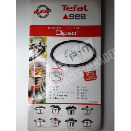Joint Clipso 8L/10L tefal SEB