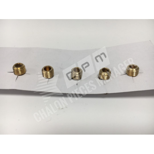 SACHET INJECTEURS GAZ BUTANE/PROPANE D.6MM PAS FIN