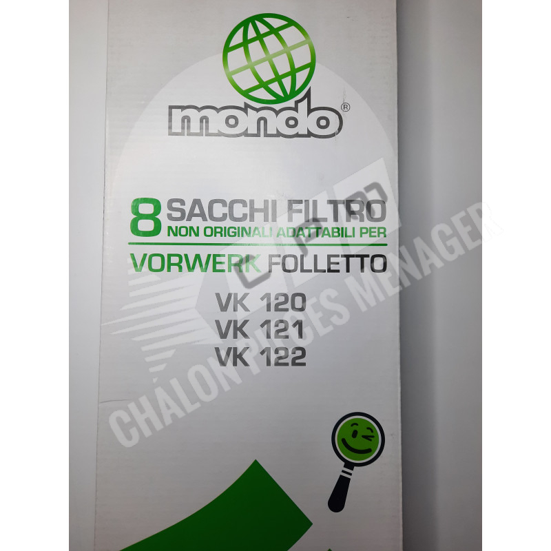 SACS ASPIRATEUR VORWERK VK120/121/122