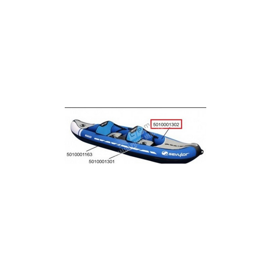 VESSIE SEVYLOR LATERALE GAUCHE POUR KAYAK WABASH / MADISON / COLORADO KIT / COLORADO PRO / SIROCCO PRO