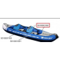 VESSIE SEVYLOR LATERALE GAUCHE POUR KAYAK WABASH / MADISON / COLORADO KIT / COLORADO PRO / SIROCCO PRO