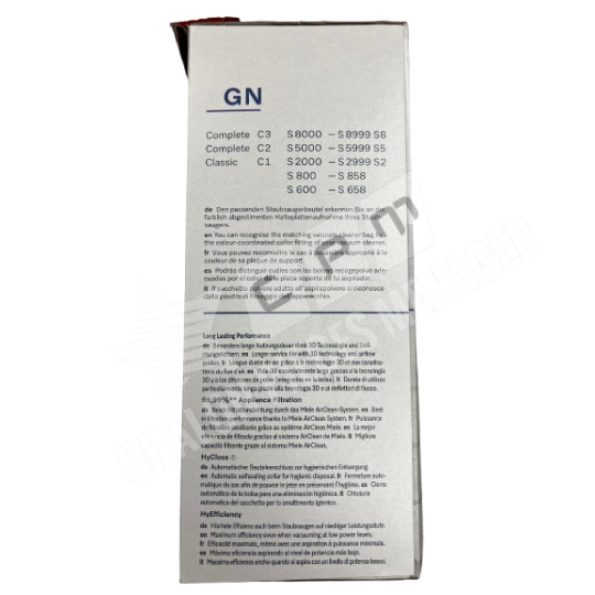 BUNDLE PACK X4 BOITE DE SACS MIELE GN HYCLEAN 3D