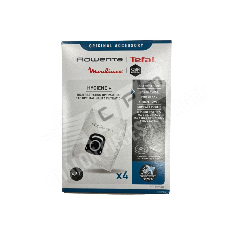 SACS ASPIRATEUR ROWENTA HYGIENE +