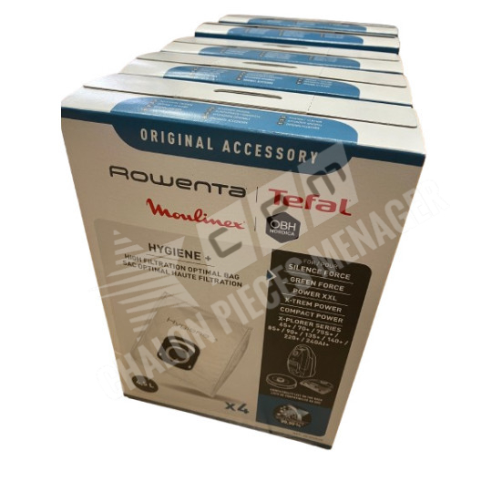 BUNDLE PACK X5 BOITE DE SACS ASPIRATEUR ROWENTA HYGIENE +