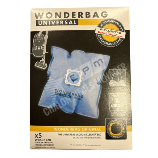 SACS ASPIRATEUR (1 boîte x5) UNIVERSELS WONDERBAG