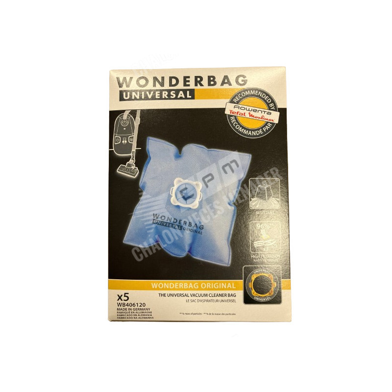 SACS ASPIRATEUR (1 boîte x5) UNIVERSELS WONDERBAG