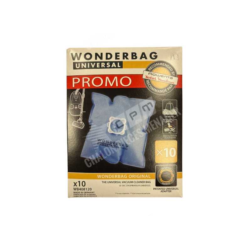 SACS ASPIRATEUR (1 boîte x10) UNIVERSELS WONDERBAG PROMO
