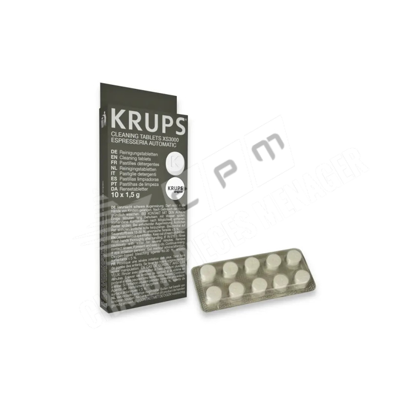 PASTILLE NETTOYANTE (1 boîte x10) KRUPS