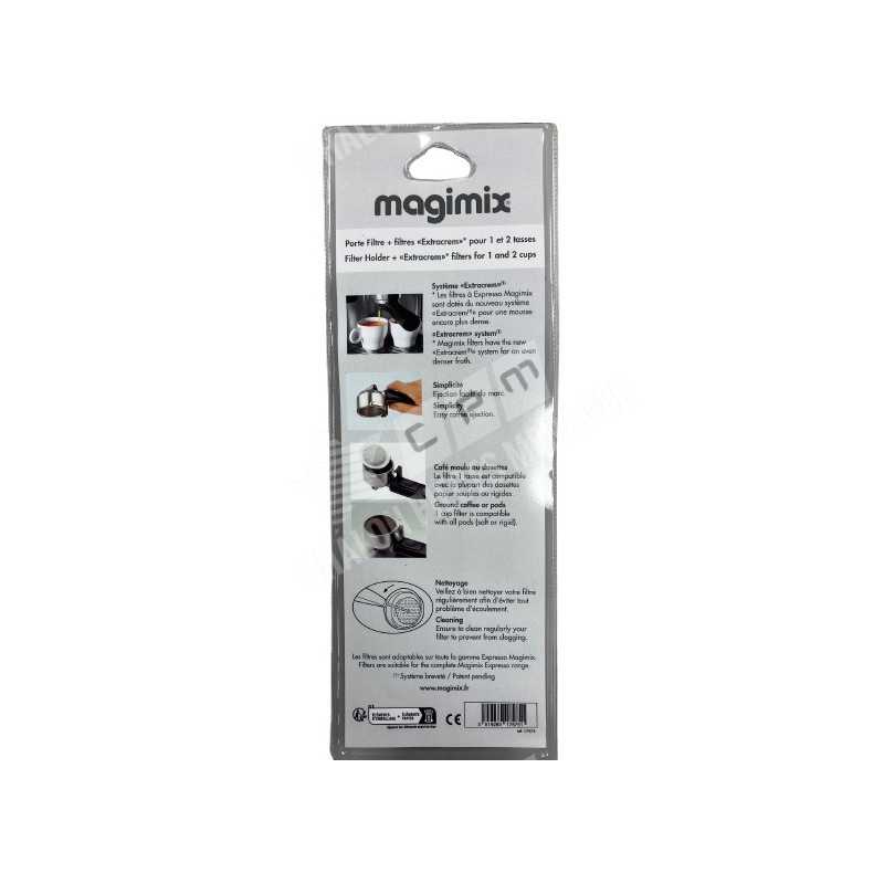 PORTE-FILTRE EXPRESSO MAGIMIX V2 + FILTRES
