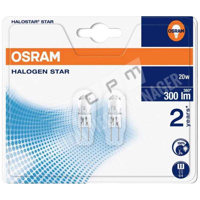 Ampoule HALOGEN STAR G4 / 20W / 12V 300lm OSRAM